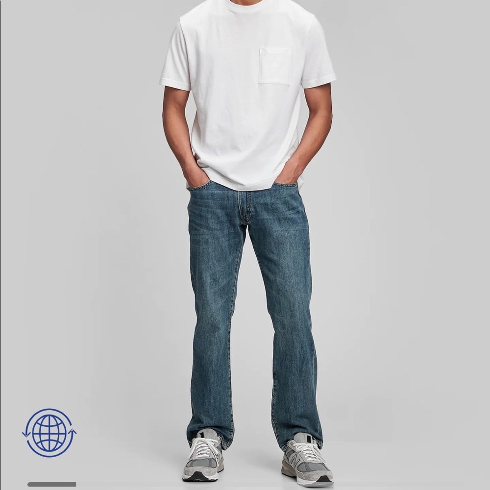 Gap Boot Jeans With Washwell
